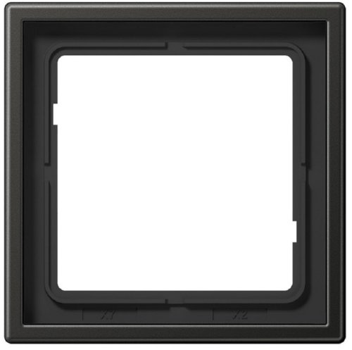 Рамка универсальная Jung LS990 metal 1-м. антрацит картинка